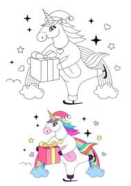 Discover these unicorns coloring pages. Christmas Unicorn Coloring Pages 6 Free Printable Coloring Sheets 2020