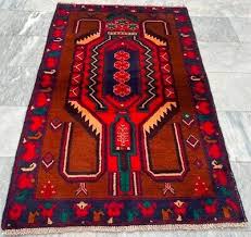 afghan handwoven rug oushak boho