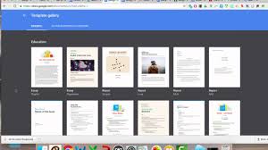 Looking for the same thing. How To Use Google Docs Templates Youtube