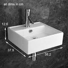 Tivoli Ceramic Bathroom Basin Sink