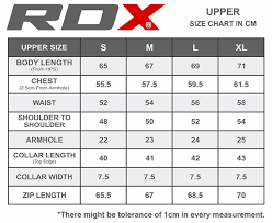 Rdx Products Size Charts Measurement Guide