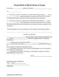 illinois 30 day notice to quit form