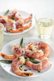 Easy shrimp appetizer for parties!the frugal girls. Easy Holiday Appetizer Prosciutto Wrapped Shrimp Recipe Holiday Appetizers Holiday Appetizers Easy New Years Appetizers