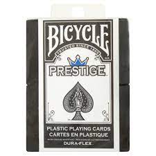 Both poker and bridge size available. Bicycle Prestige Dura Flex Plastic Playing Cards Walmart Com Walmart Com