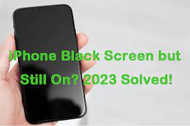 how to fix iphone black screen but still on