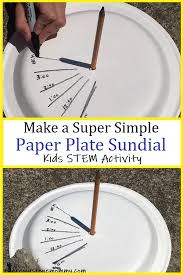 Paper Plate Sundial Stem Activity