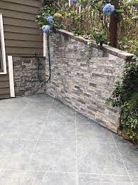 Faux Tile Look On Concrete Patio