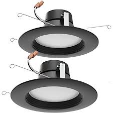 Satco (16 Pack) Led Color Selectable Downlight Retrofits, Part Number  S11832, 7 Watt; Downlight; 4 Inch; Cct Selectable; 120 Volts; Dimmable;  Black Finish for Industrial and Commercial Use - - Amazon.com