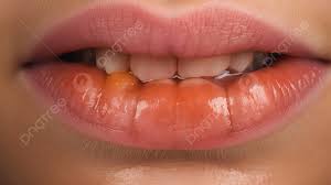 orange stain background canker sore