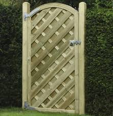V Arched Gate A P Fencing