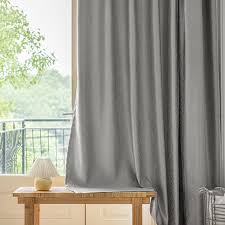 grey blackout curtain