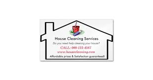 House Cleaning Business Cards Templates Free House Cleaning Services