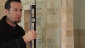 how to install frameless shower doors