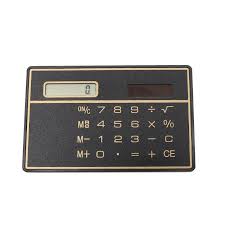 Us 0 84 29 Off Ultra Thin Scientific Calculators Mini Credit Card Sized 8 Digit Solar Powered Pocket Calculator In Calculators From Computer