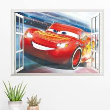 3d Wall Stickers Removable Racing Car