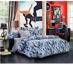 Blue Camouflage Cool Bedding Sets