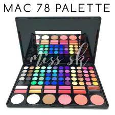 make up mac pallete 78 colour terjamin