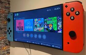 Nintendo switch bundle w/game & case: A Man Builds A Nintendo Switch Tv For His Son A Giant Nintendo Switch