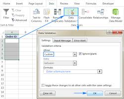 Custom Data Validation In Excel