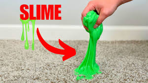 how to easily remove slime from carpet