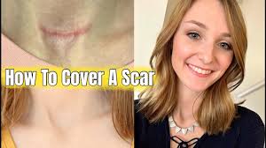 cover a scar or surgical incision