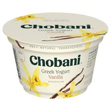 chobani yogurt greek nonfat vanilla