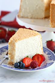 Invert onto a cake plate and give the cake a few good shakes. No Fail Homemade Angel Food Cake The Busy Baker