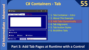 c tabcontrol container explained