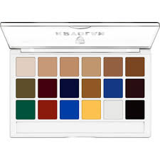 kryolan body ilration make up color palette 18 colors extra