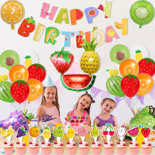 fruit themed birthday party decorations