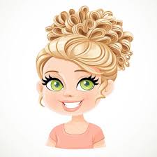 Meet cute blonde girls online. Beautiful Blond Girl With Long Hair Arranged Vector Free Download