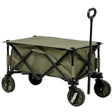 Outsunny Folding Garden Trolley On