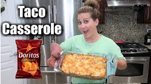 easy doritos taco cerole delicious