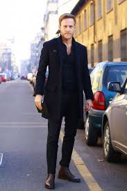 Alternatively, you can channel the rock 'n' roll lifestyle. Chelsea Boots Preppy Mens Fashion Mens Fashion Suits Business Chelsea Boots Outfit