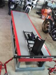 Motorcycle lifts & lift tables. Wood Bike Stand Lift Plans Motorbike Shed Wood Bike Bike Stand