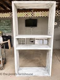 diy shabby chic kitchen cabinet with