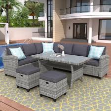 Patio Furniture Set Dining Table Chair