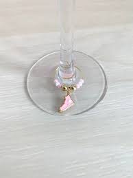 Wine Glass Charms Wine Tags Sneaker Set