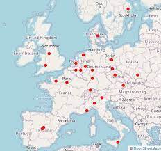 proton therapy centres from 14 european