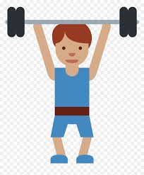 lift weights emoji clipart png