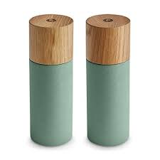 An addictively smokey and delicious salsa! Salt And Pepper Mill Set Pepita Made From Concrete And Oak With Adjustable Ceramic Grinder Mint Buy Online In Cambodia At Cambodia Desertcart Com Productid 91235926