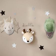 3d Felt Stuffed Wall Hanging Animal