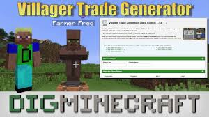 minecraft villager trade generator