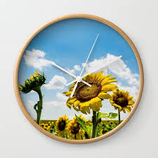 Always Face The Sun Wall Clock By C