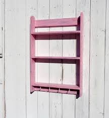 Pink Wall Shelves Open Shelving Unit