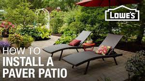 how to design build a paver patio at