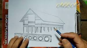 Rumah adat aceh (nanggroe aceh darussalam) rumoh aceh. Cara Menggambar Rumah Adat Aceh Youtube