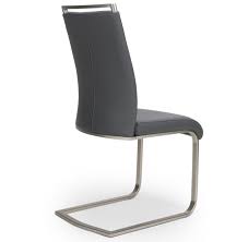 Do you assume grey faux leather dining chairs looks great? Franklin Grey Faux Leather Steel Cantilever Dining Chair