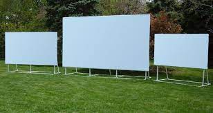outdoor projector projector screen diy