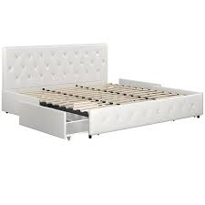 Dana Faux Leather Upholstered Bed
